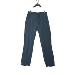 Eddie Bauer size 8 performance pants, gray zip pockets lined warmth, hiking